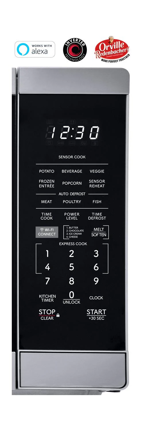 SMC1469KS Sharp 1.4 cu. ft. 1100W Smart Stainless Steel Microwave Oven with Inverter Technology - Image 7