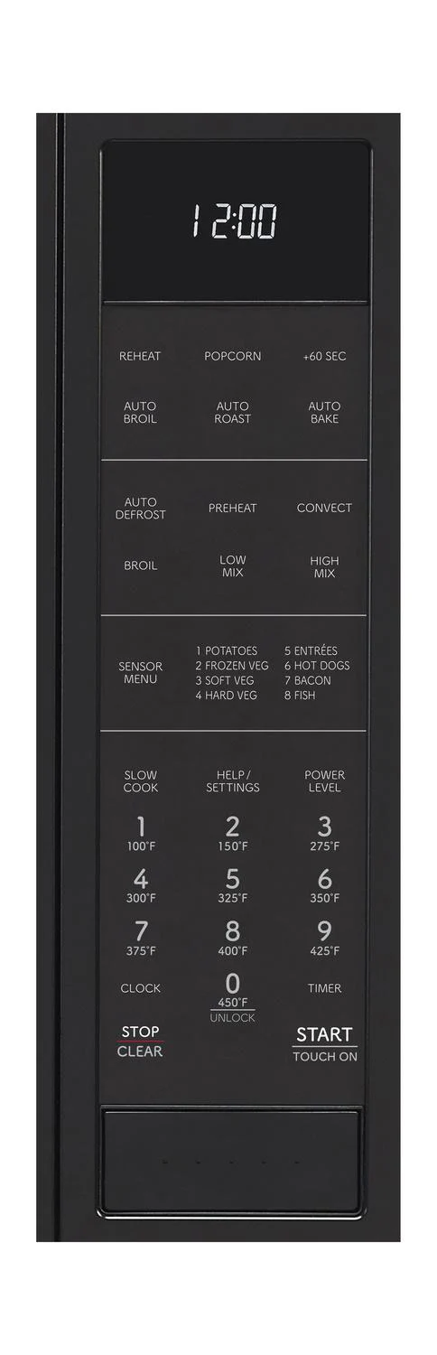 SMC1585KB Sharp 1.5 cu. ft. 900W Black Convection Countertop Microwave Oven - Image 6