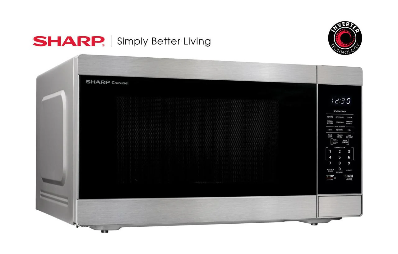 Sharp SMC2266HS 2.2 cu. ft. XL Countertop Microwave Oven - Image 3