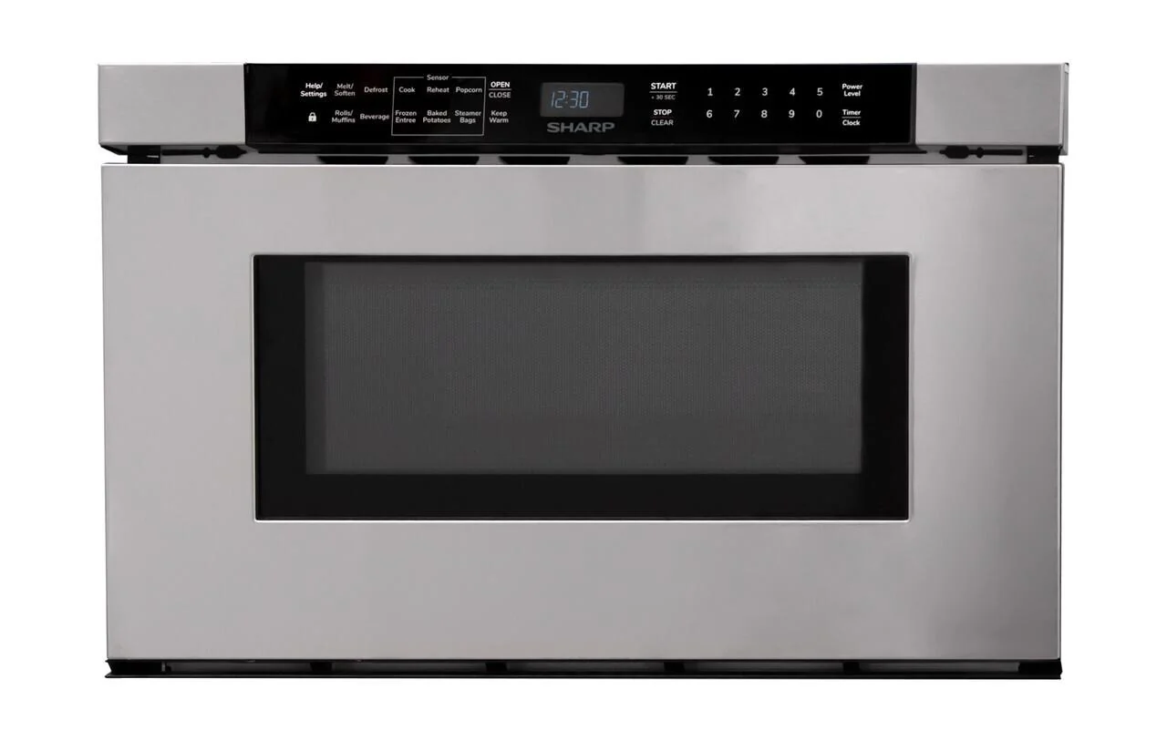 Sharp SMD2440JS 24 in. 1.2 cu. ft. Built-In Stainless Steel Microwave Drawer Oven - Image 5
