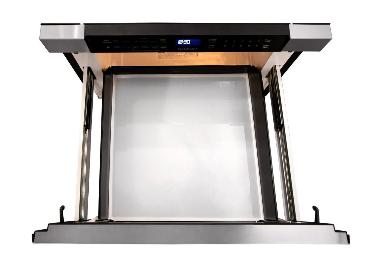 Sharp SMD2440JS 24 in. 1.2 cu. ft. Built-In Stainless Steel Microwave Drawer Oven - Image 8