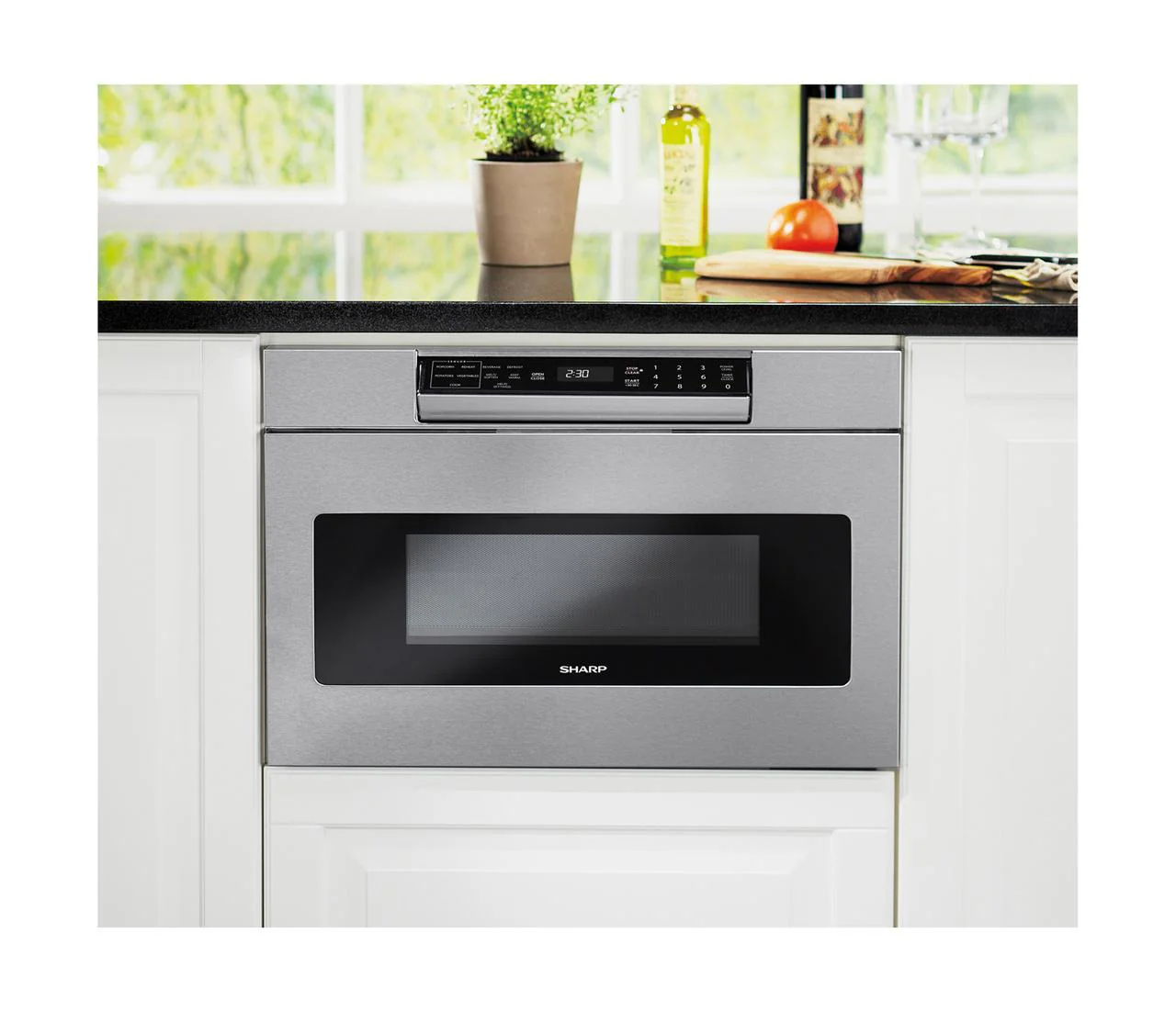 Sharp SMD2470ASY 24 in. 1.2 cu. ft. 950W Sharp Stainless Steel Microwave Drawer Oven - Image 6