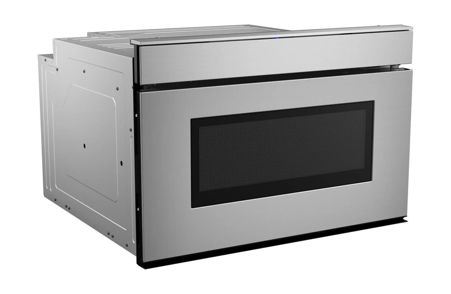 Sharp SMD2479JS 24 in. 1.2 cu. ft. 950W Sharp Stainless Steel Smart Easy Wave Open Microwave Drawer Oven - Image 4