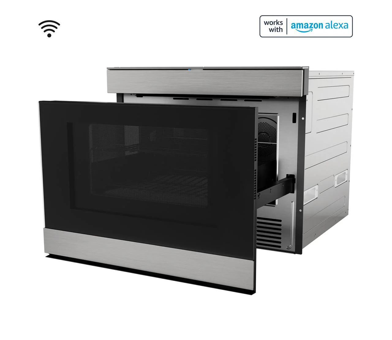 Sharp SMD2499FS 24 in. Built-In Smart Convection Microwave Drawer Oven - Image 3