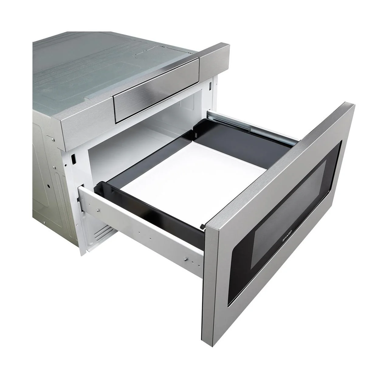 Sharp SMD3070ASY 30 in. 1.2 cu. ft. 950W Sharp Stainless Steel Microwave Drawer Oven - Image 4