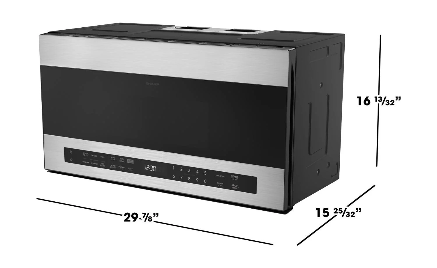 Sharp SMO1759JS 1.7 cu. ft. Smart Over-the-Range Microwave Oven - Image 10