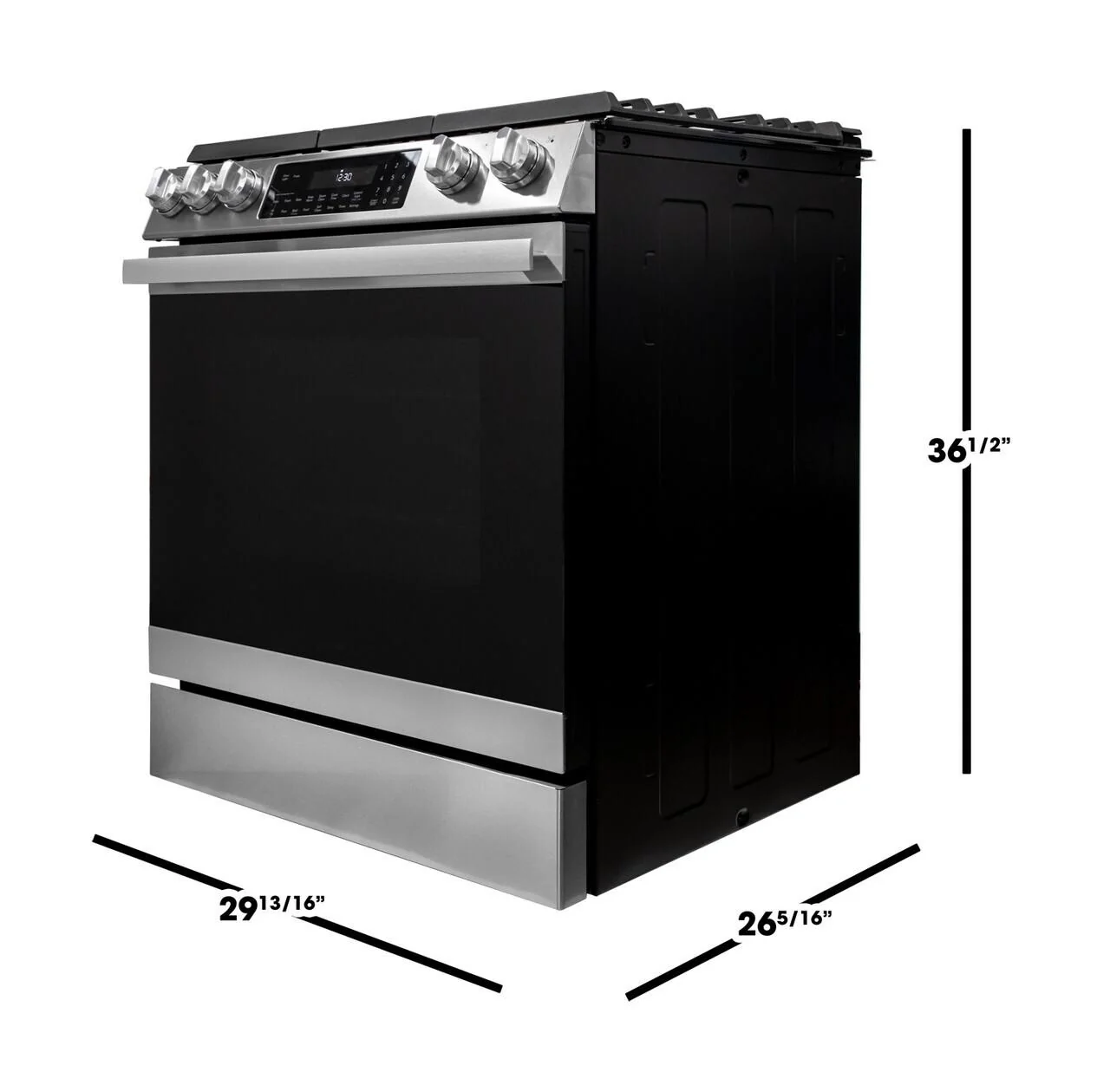 Sharp SSG3065JS 30 in. Gas Convection Slide-In Range with Air Fry - Image 4