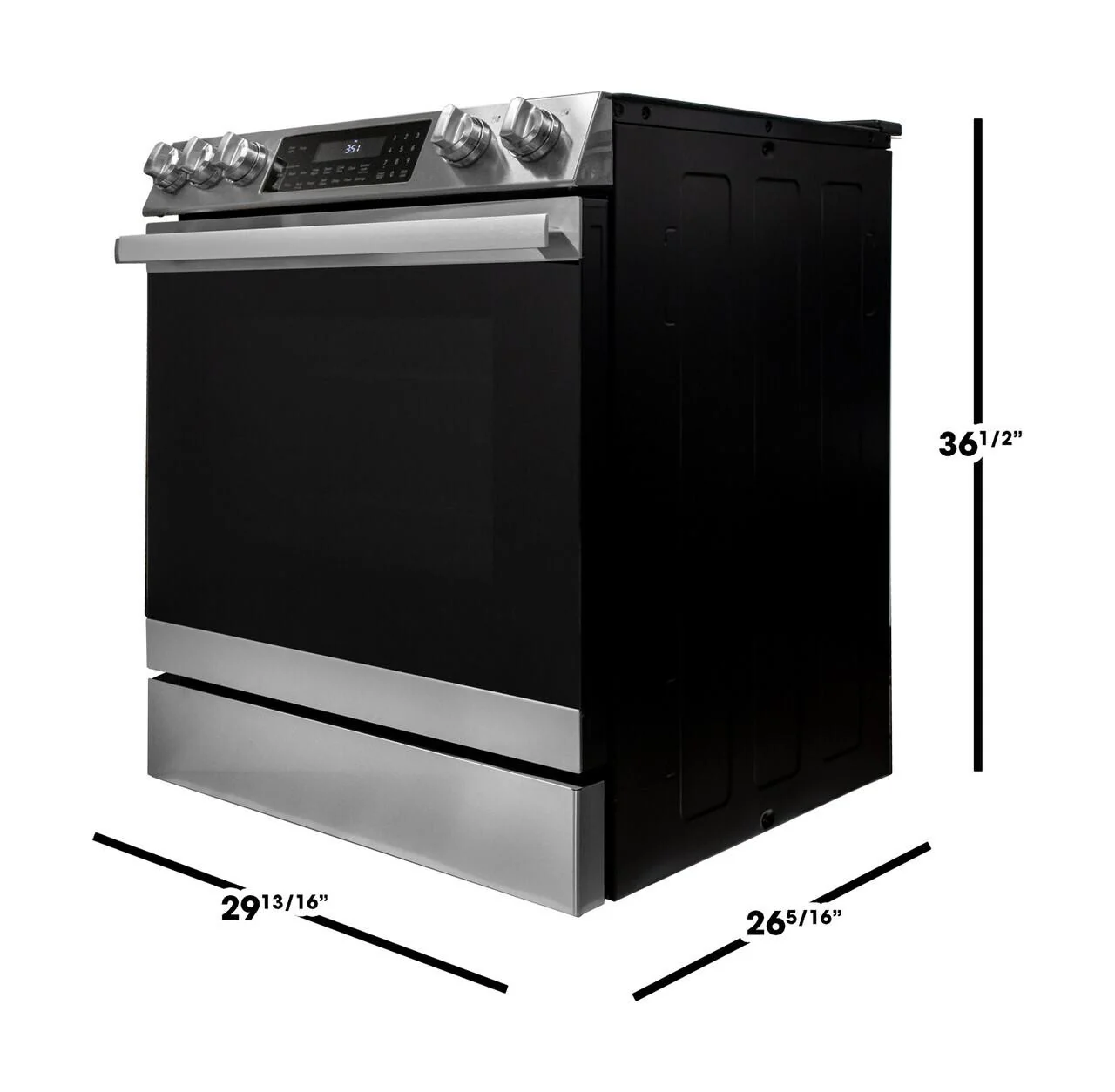 Sharp SSR3065JS 30 in. Electric Convection Slide-In Range with Air Fry - Image 4