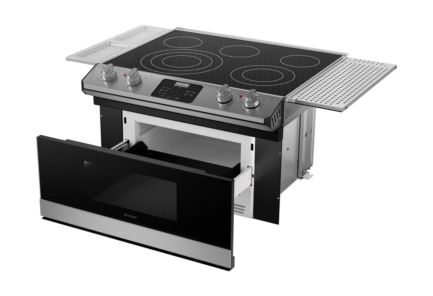 Sharp STR3065HS Smart Radiant Rangetop with Microwave Drawer Oven - Image 12