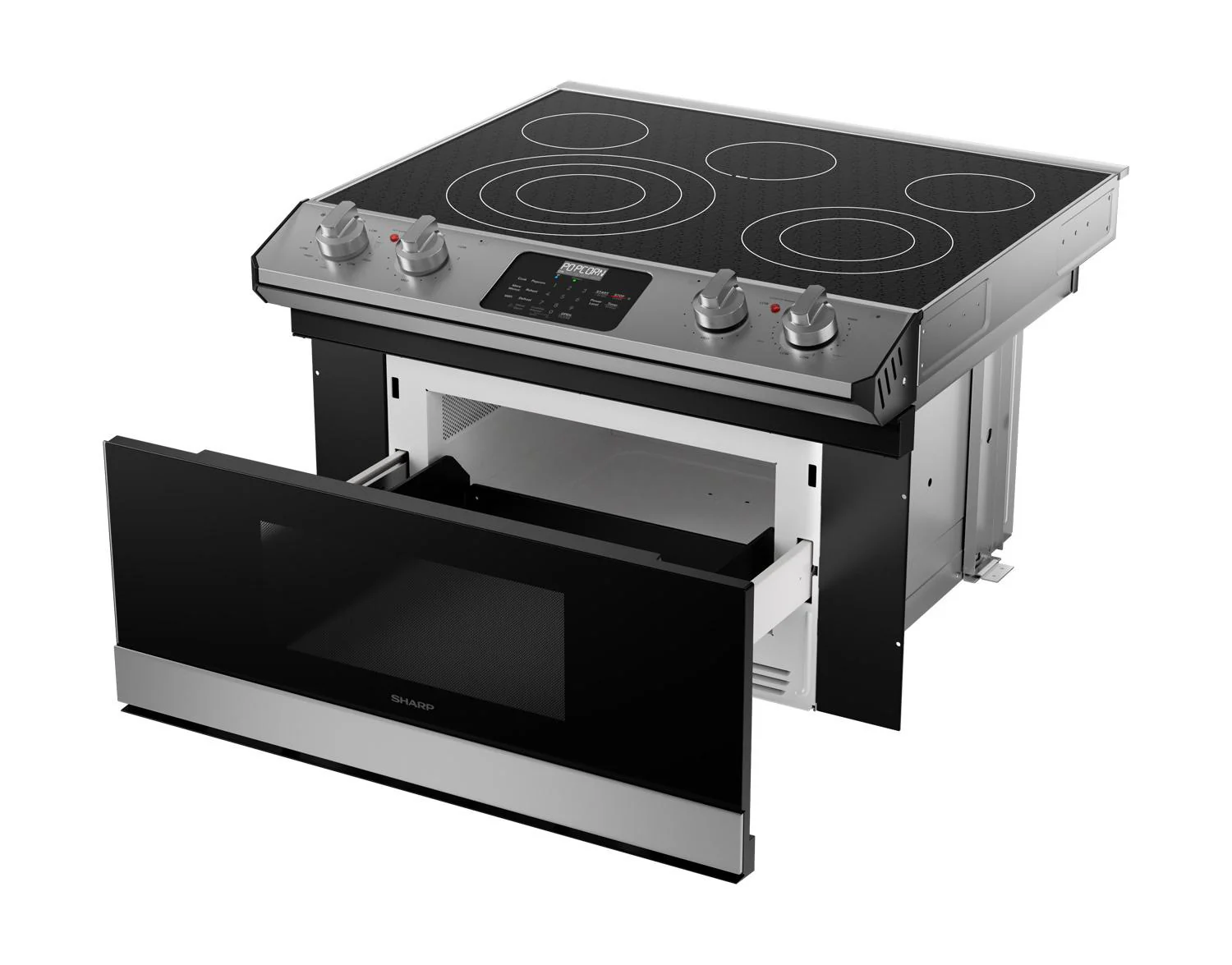 Sharp STR3065HS Smart Radiant Rangetop with Microwave Drawer Oven - Image 4