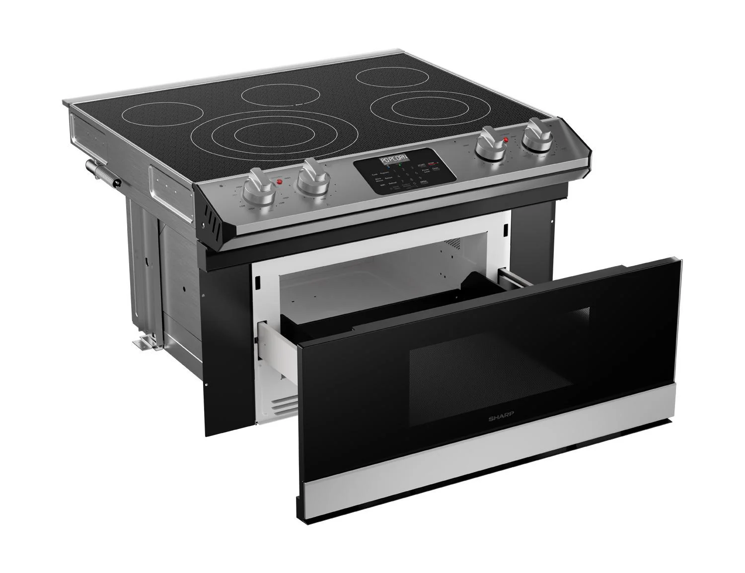 Sharp STR3065HS Smart Radiant Rangetop with Microwave Drawer Oven - Image 5