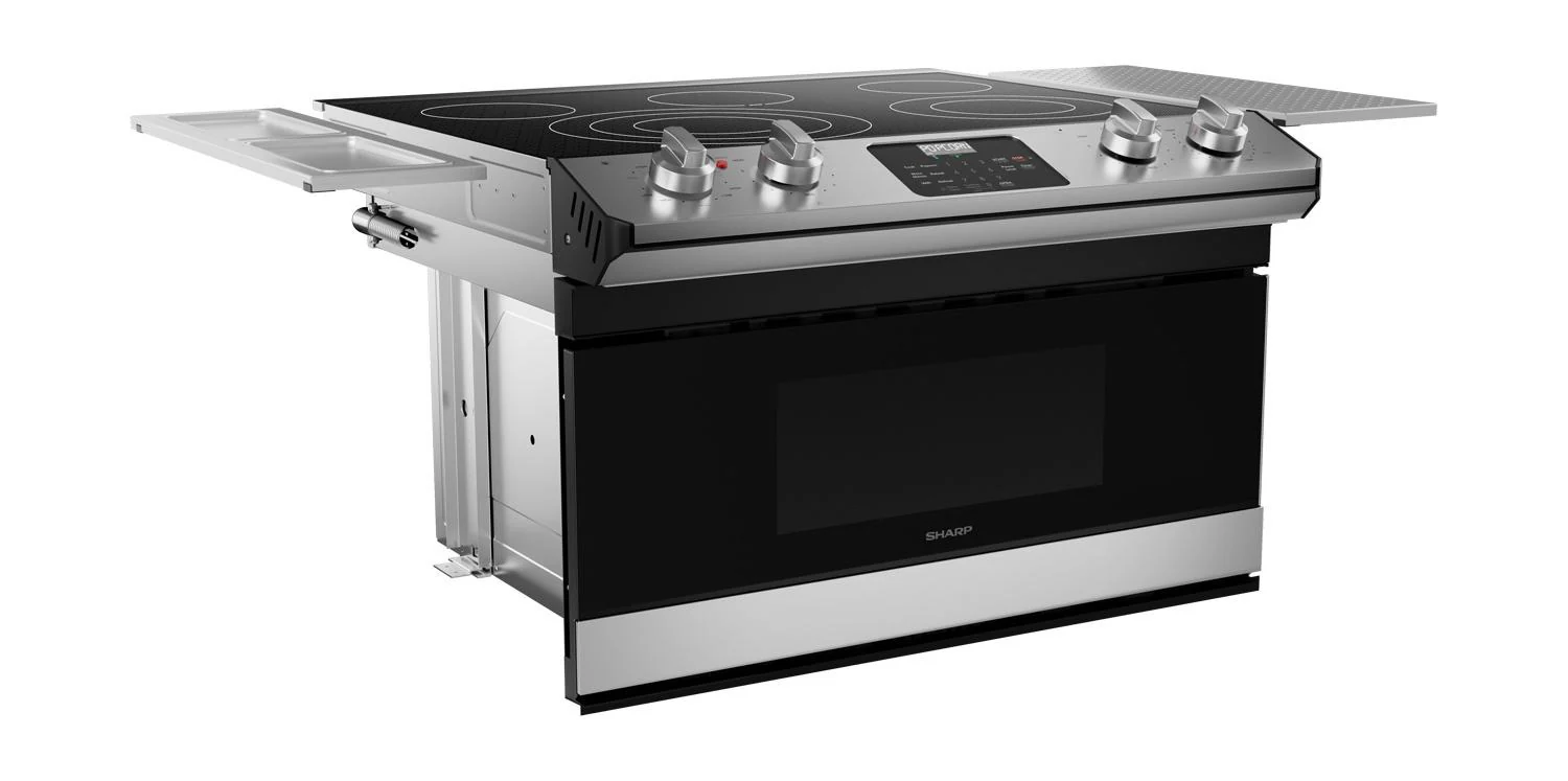 Sharp STR3065HS Smart Radiant Rangetop with Microwave Drawer Oven - Image 9