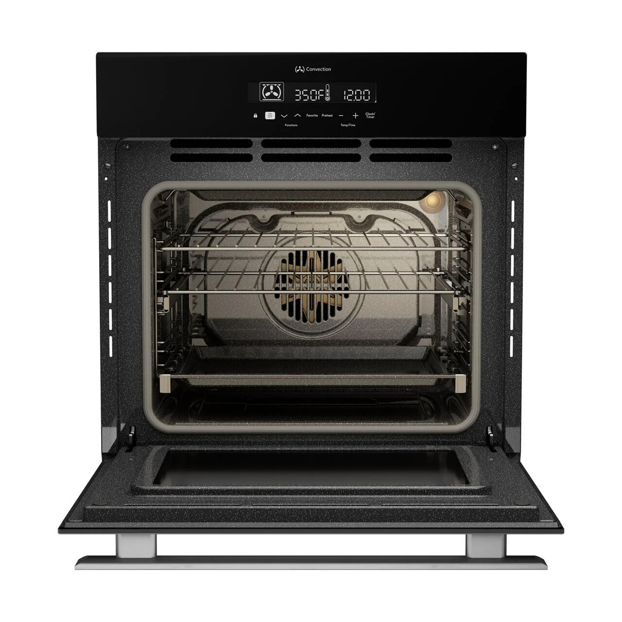 Sharp SWA2450GS 24 in. Stainless Steel European Convection Built-In Single Wall Oven - Image 4