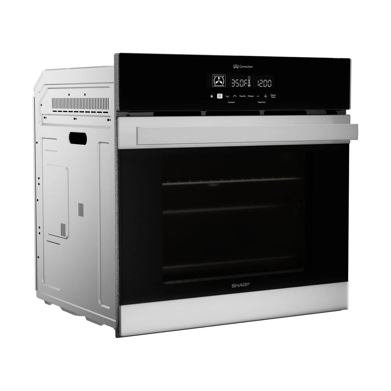 Sharp SWA2450GS 24 in. Stainless Steel European Convection Built-In Single Wall Oven - Image 7