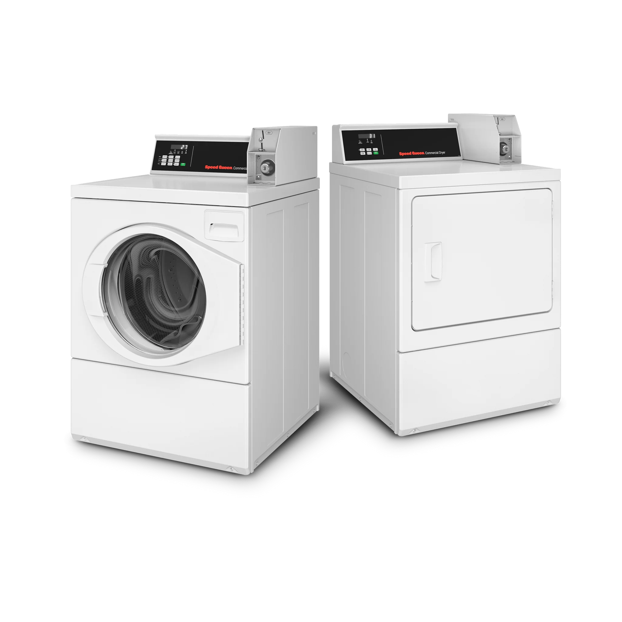 Speed Queen DV6000WE Light Commercial Coin Drop Top Load Matching Dryer - Electric - Image 5
