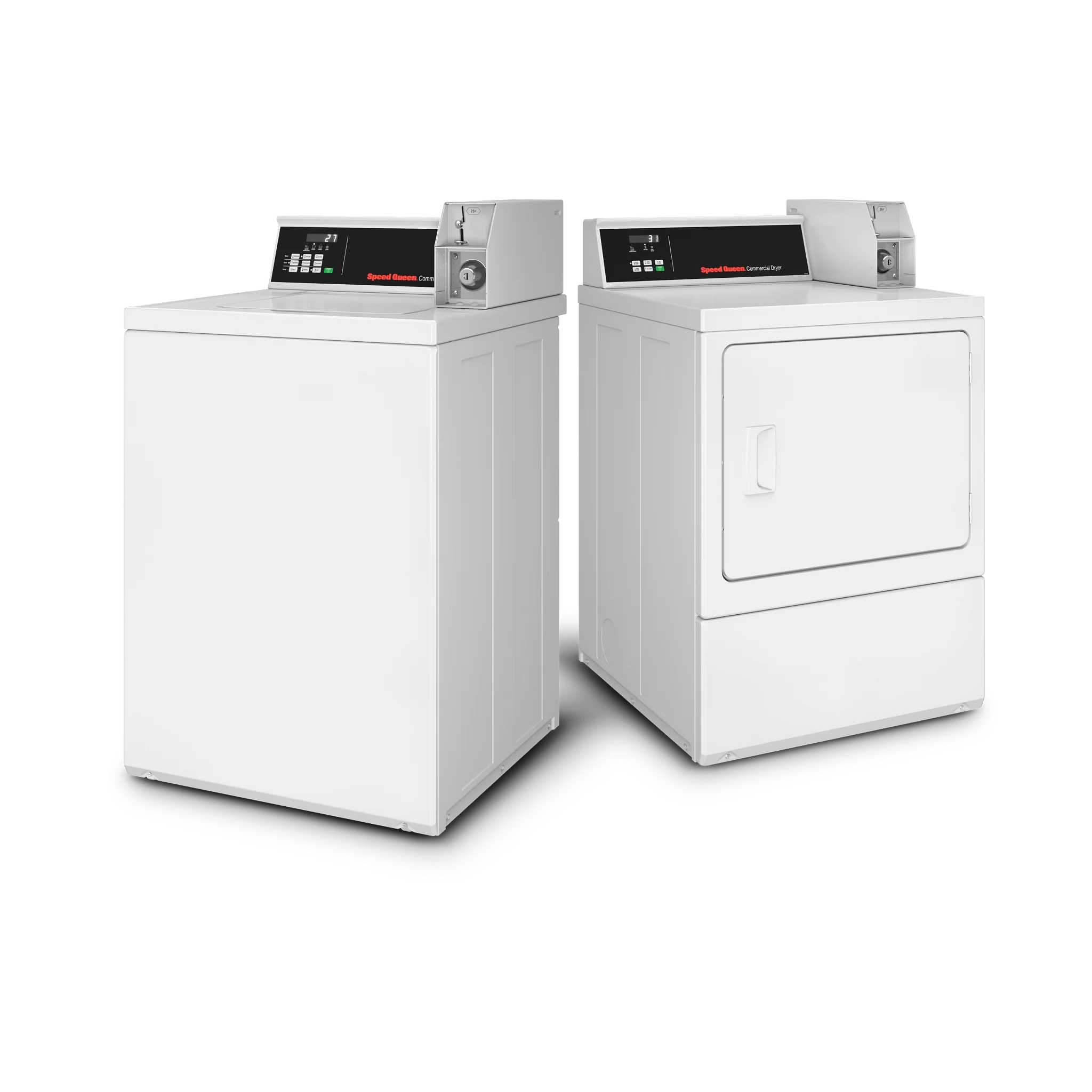 Speed Queen DV6000WG Light Commercial Coin Drop Top Load Matching Dryer - Gas - Image 4
