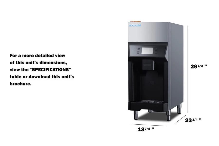 Summit AIWD220FLTR 220 Lb. Ice + Water Dispenser - Image 5