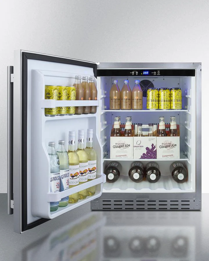 Summit AL55OSCSSLHD 24" Built-in Outdoor Refrigerator, ADA Compliant - Image 3