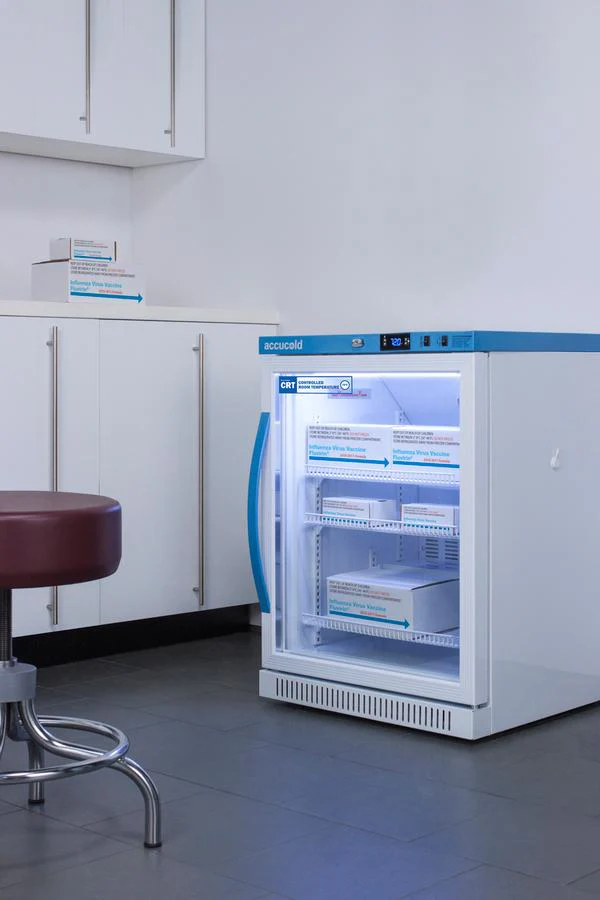 Summit ARG6PVCRT 6 CU.FT. ADA Height Upright Controlled Room Temperature Cabinet - Image 14