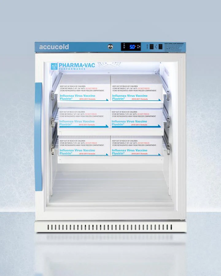 Summit ARG6PVDR 6 CU.FT. ADA Height Vaccine Refrigerator With Removable Drawers - Image 3
