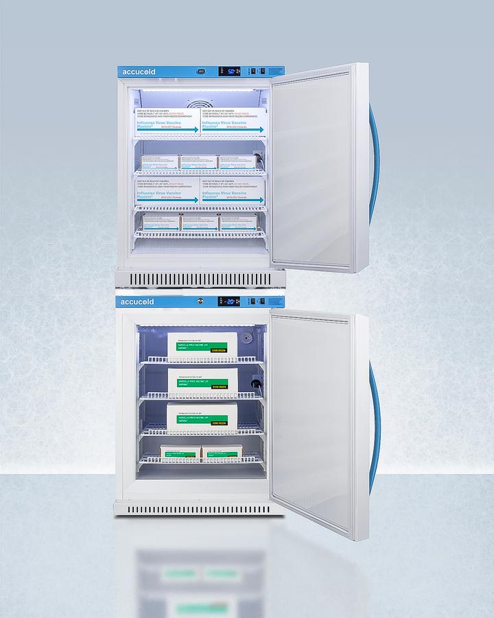 Summit ARS6PVAFZ5PVBIADASTACK 24" Wide Performance Series All-refrigerator/all-freezer Combination - Image 3