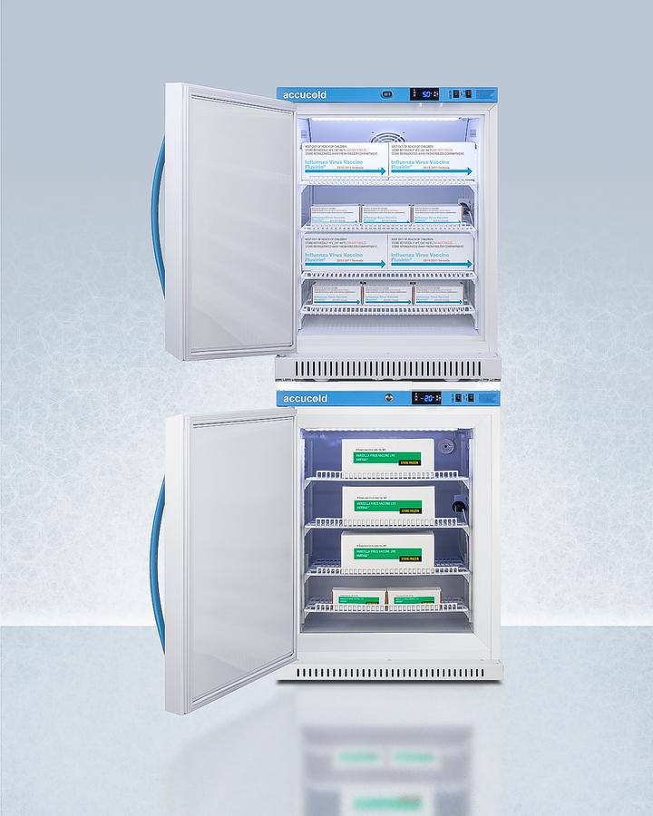 Summit ARS6PVAFZ5PVBIADASTACKLHD 24" Wide Performance Series All-refrigerator/all-freezer Combination - Image 2