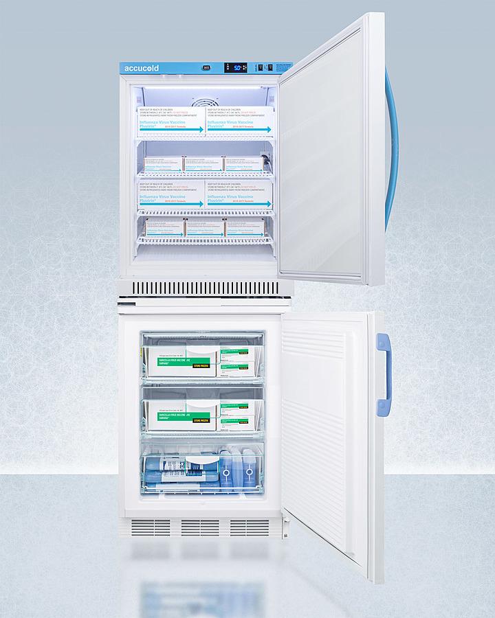 Summit ARS6PVVT65MLSTACKMED2 24" Wide All-refrigerator/all-freezer Combination - Image 4