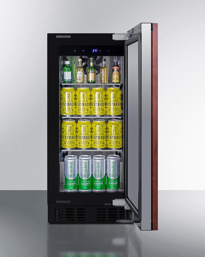 Summit ASDS1523IF 15" Wide Built-in All-refrigerator, ADA Compliant - Image 3