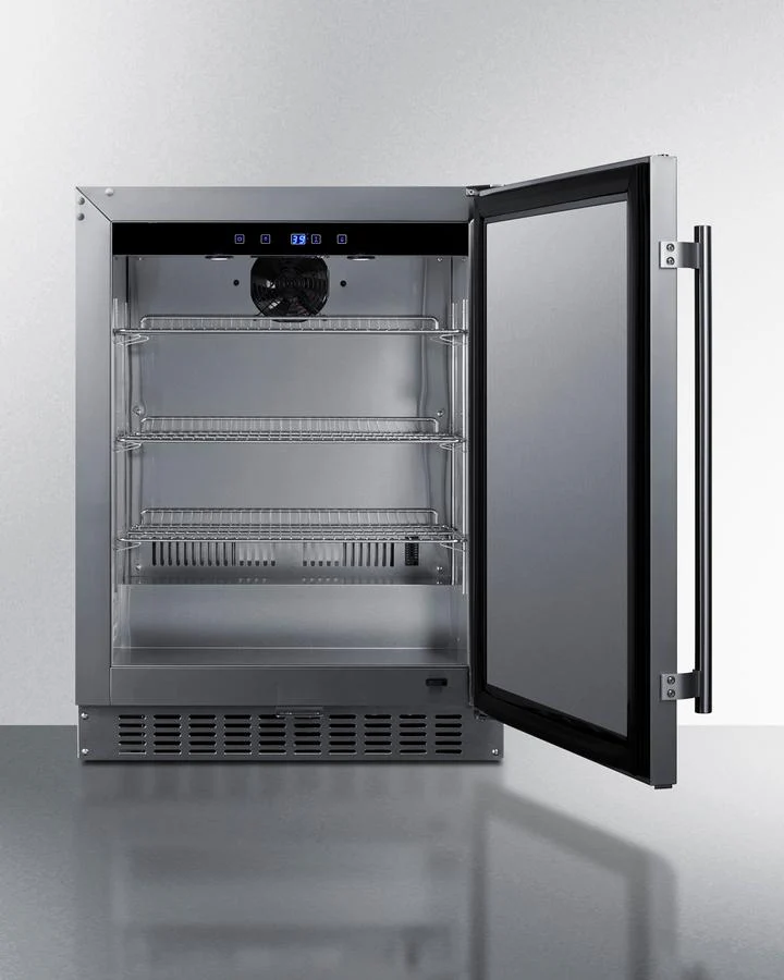 Summit ASDS2413CSS 24" Wide Built-in All-refrigerator, ADA Compliant - Image 3