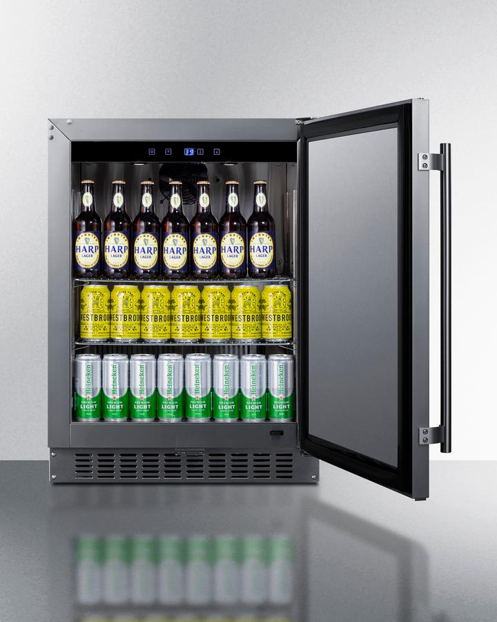 Summit ASDS2413CSS 24" Wide Built-in All-refrigerator, ADA Compliant - Image 5