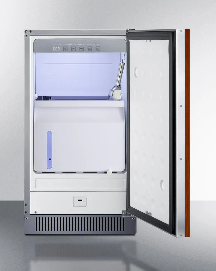 Summit BIM182ADAIFLHD 18" Wide Clear Icemaker, ADA Compliant (panel Not Included) - Image 2