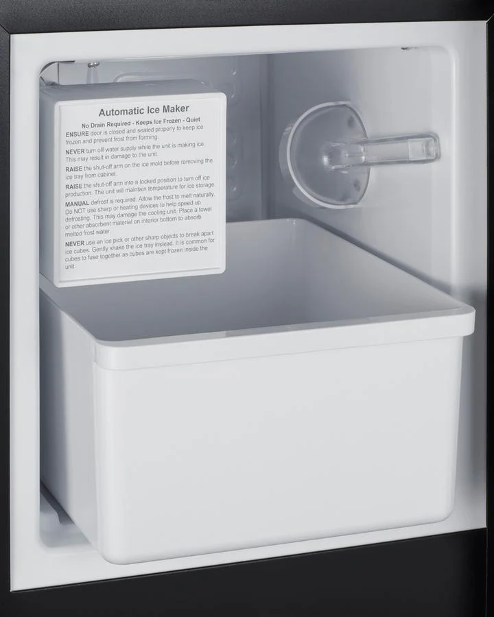 Summit BIM26LHD 15 Lb. Drain-free Built-in Icemaker - Image 4