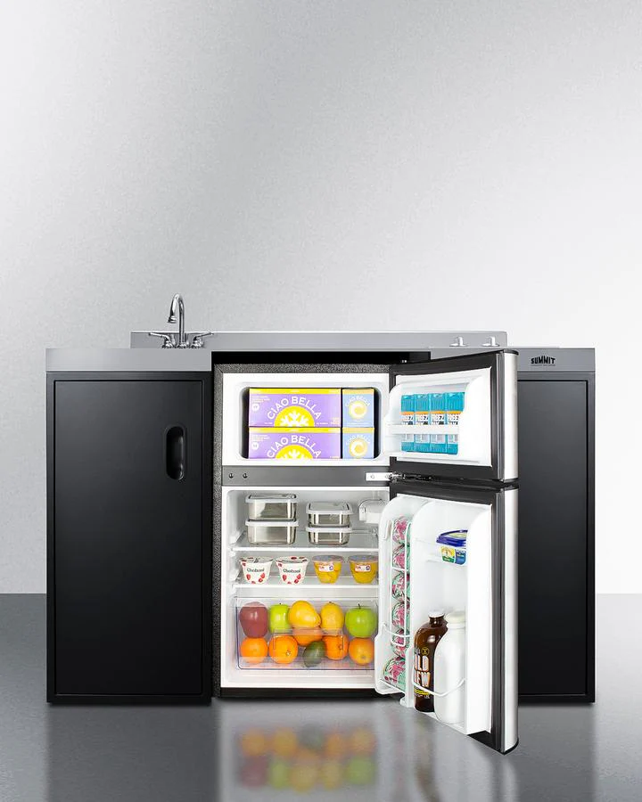 Summit CK55ADASINKL 54" Wide All-in-one Kitchenette, ADA Counter Height - Image 6