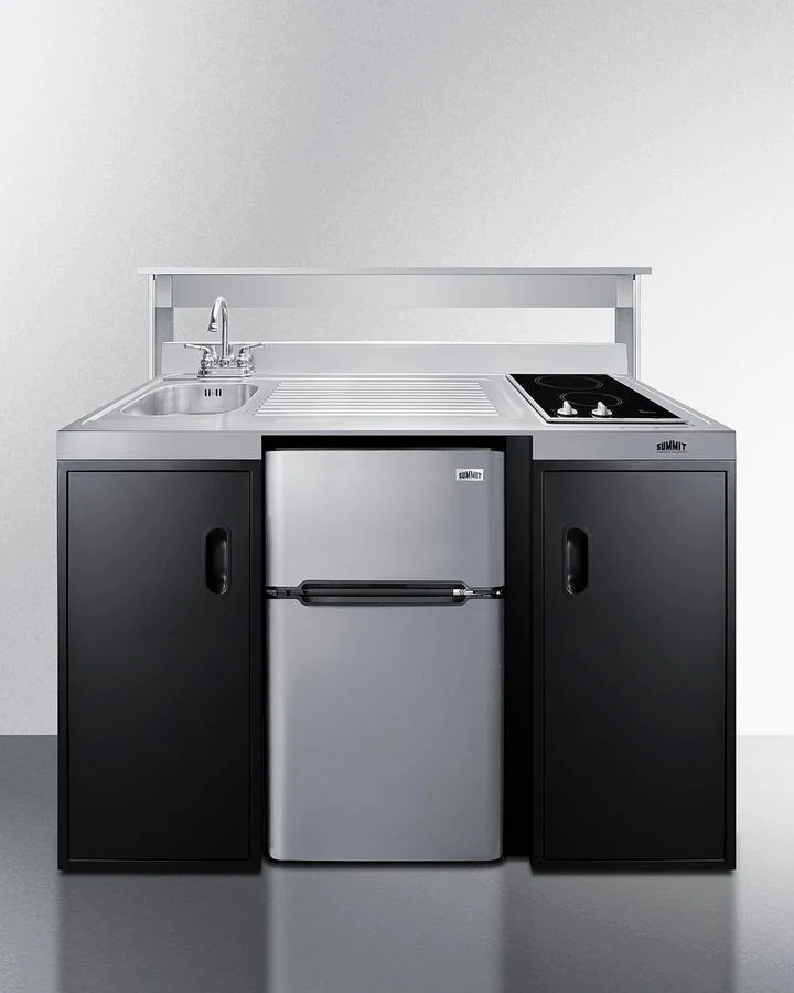 Summit CK55ADASINKL 54" Wide All-in-one Kitchenette, ADA Counter Height - Image 7