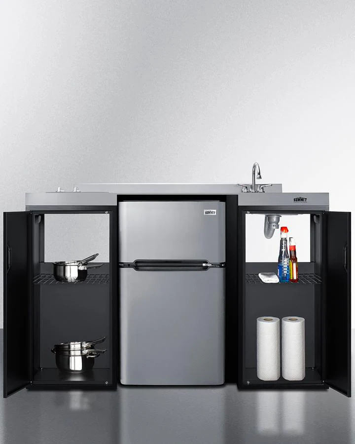 Summit CK55ADASINKR 54" Wide All-in-one Kitchenette, ADA Counter Height - Image 4