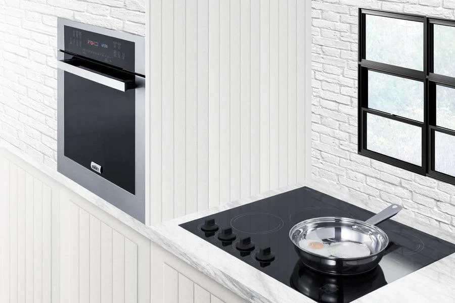 Summit CREK4B 24" Wide 230v 4-burner Radiant Cooktop - Image 2