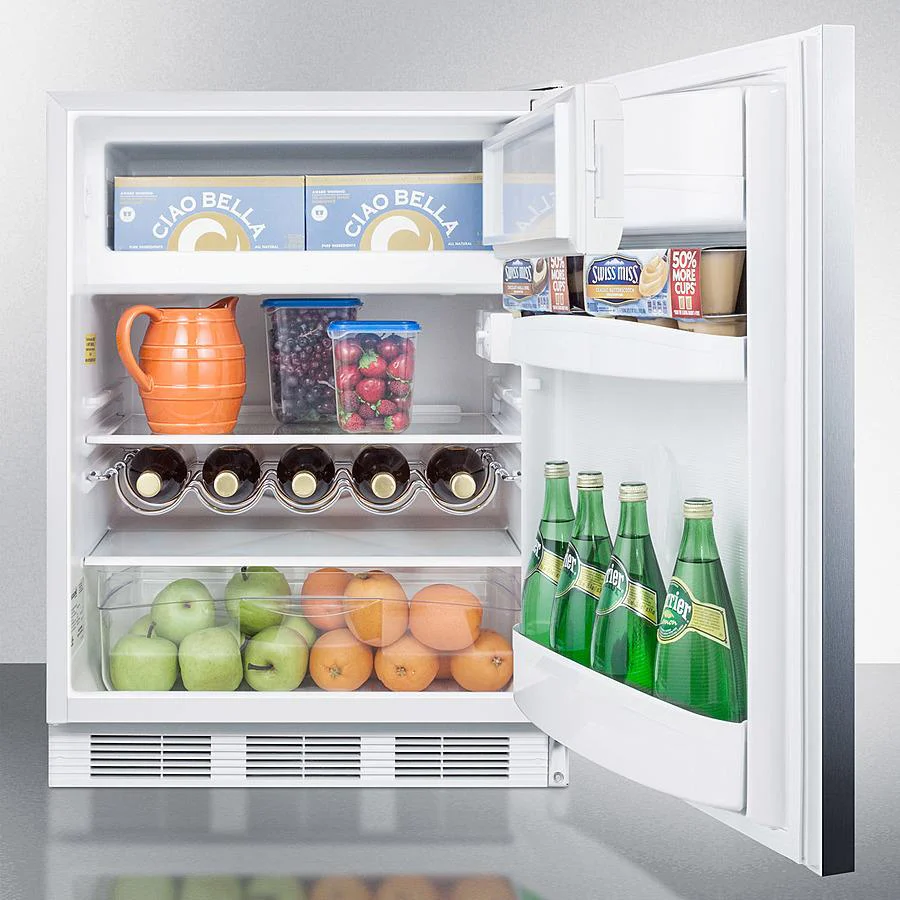 Summit CT661WBISSHHADA 24" Wide Built-in Refrigerator-freezer, ADA Compliant - Image 4