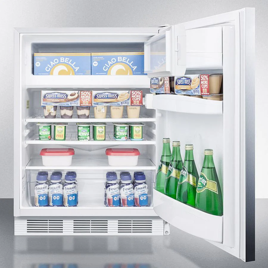 Summit CT661WSSHHADA 24" Wide Refrigerator-freezer, ADA Compliant - Image 4