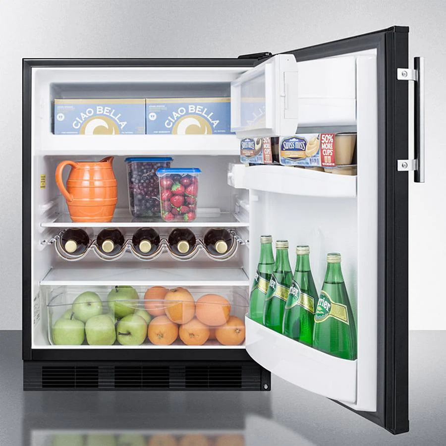 Summit CT663BKADA 24" Wide Refrigerator-freezer, ADA Compliant - Image 4