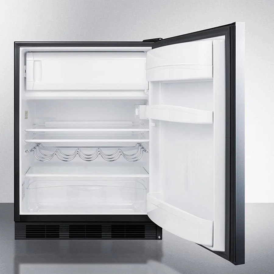 Summit CT663BKSSHHADA 24" Wide Refrigerator-freezer, ADA Compliant - Image 3