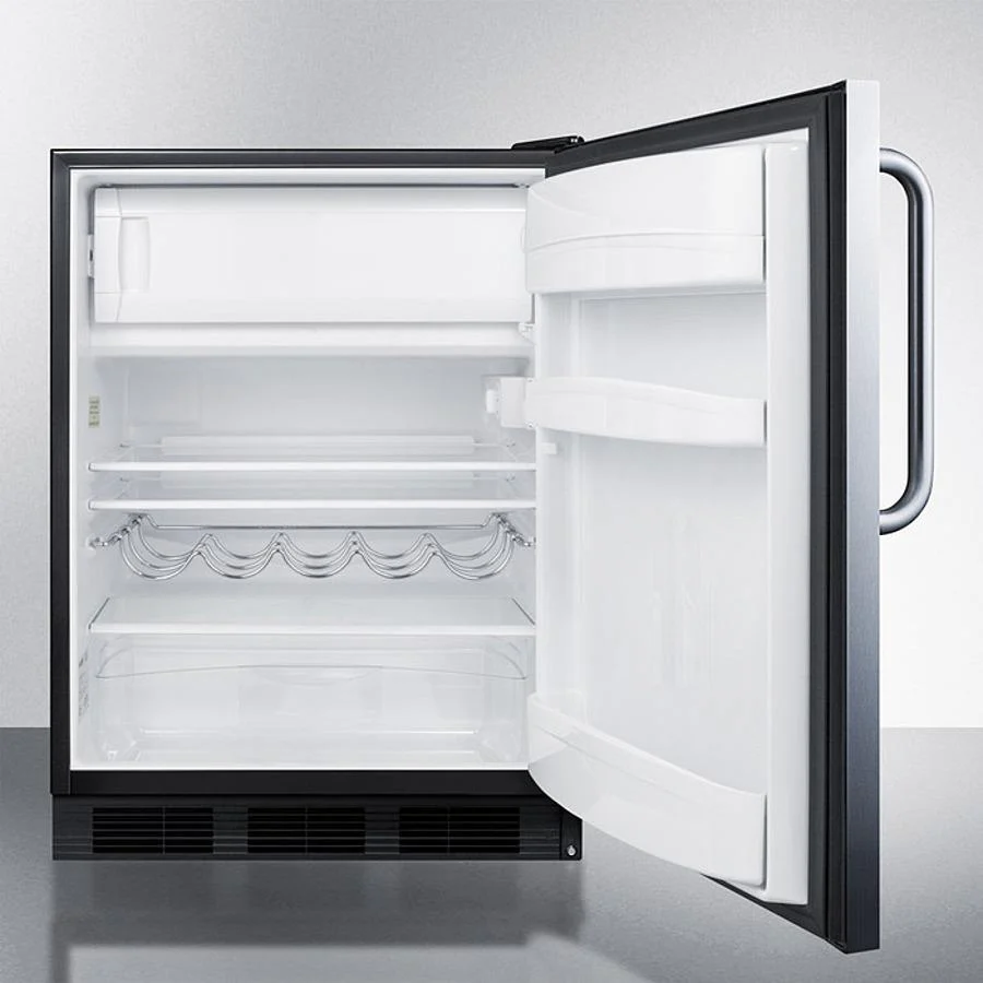 Summit CT663BKSSTB 24" Wide Refrigerator-freezer - Image 3