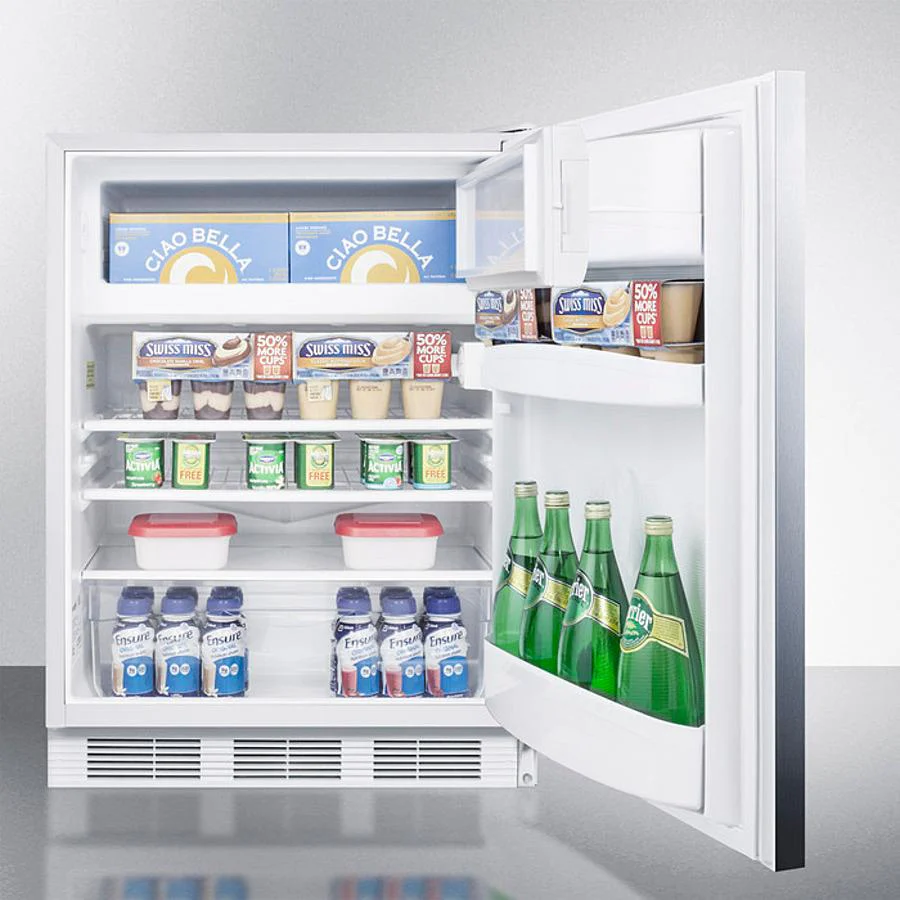 Summit CT66LWSSHHADA 24" Wide Refrigerator-freezer, ADA Compliant - Image 4