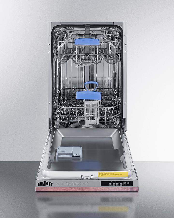 Summit DW186NTADA 18" Wide Built-in Integrated Dishwasher, ADA Compliant (panel Not Included) - Image 2