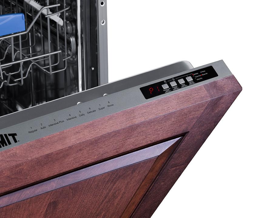 Summit DW186NTADA 18" Wide Built-in Integrated Dishwasher, ADA Compliant (panel Not Included) - Image 7