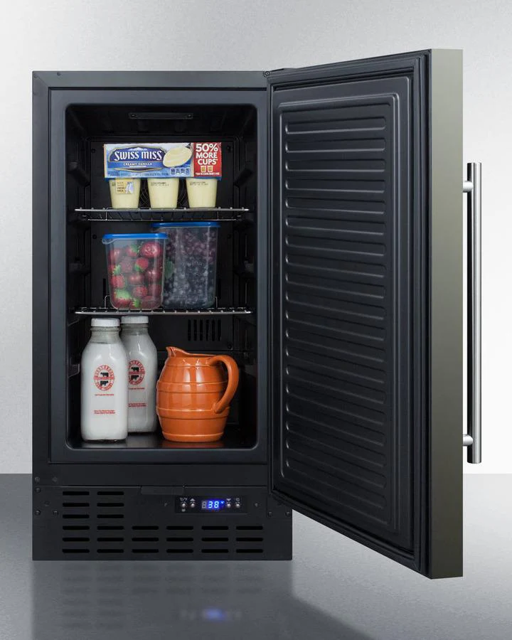 Summit FF1843BKS 18" Wide Built-in All-refrigerator - Image 4