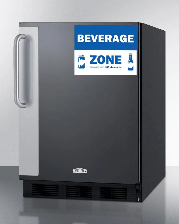 Summit FF6BK7BZADA 24" Wide All-refrigerator, ADA Height - Image 3