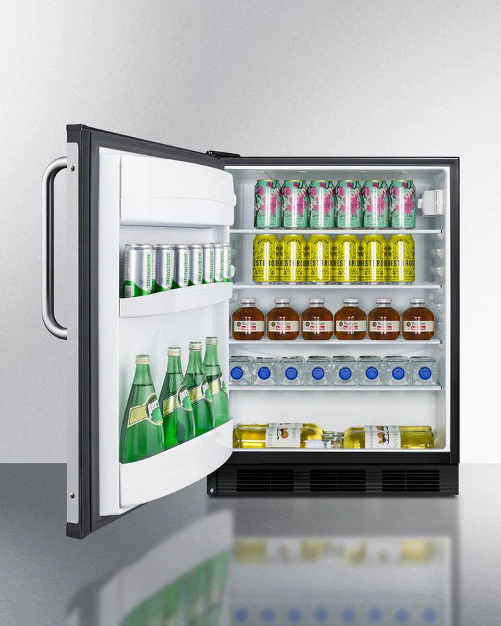 Summit FF6BK7BZADALHD 24" Wide All-refrigerator, ADA Height - Image 4