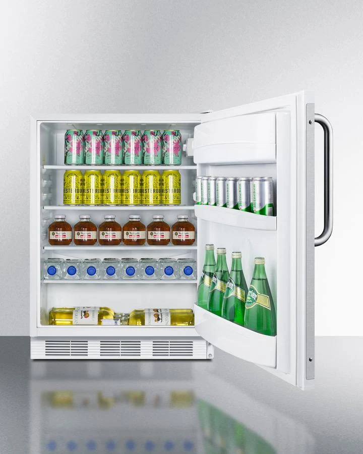 Summit FF6W7BZADA 24" Wide All-refrigerator, ADA Height - Image 4
