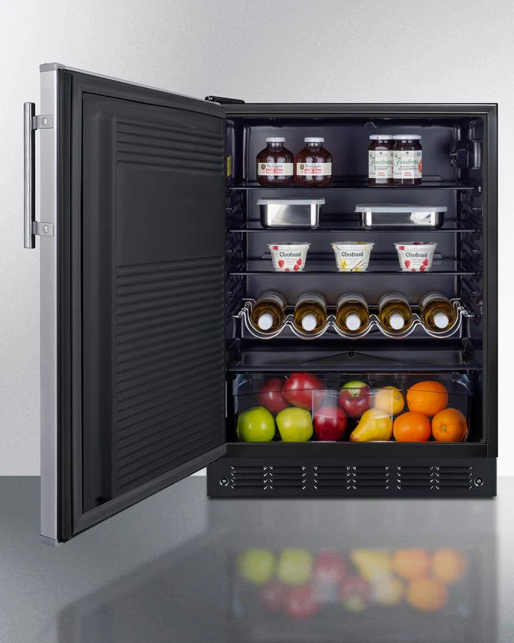Summit FF708BLSSADALHD 24" Wide All-refrigerator, ADA Compliant - Image 6