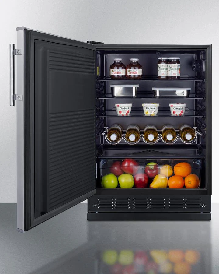 Summit FF708BLSSRSLHD 24" Wide All-refrigerator - Image 5